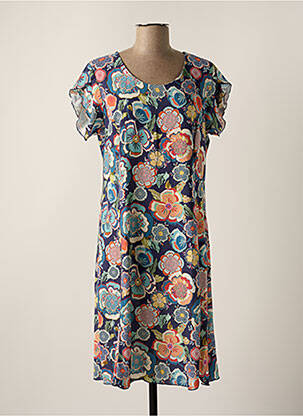 Rochie midi albastru GEVANA femeie