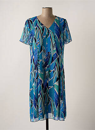 Rochie midi albastru GEVANA femeie