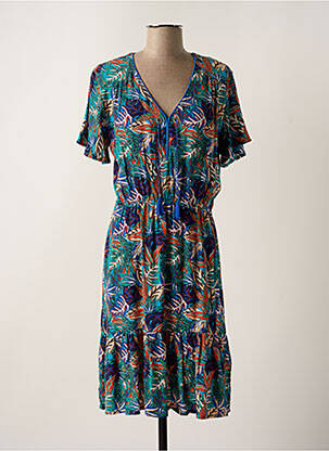 Rochie midi albastru CHRISTINE LAURE femeie