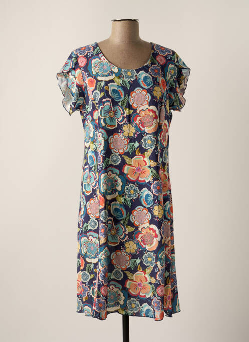 Rochie midi albastru GEVANA femeie