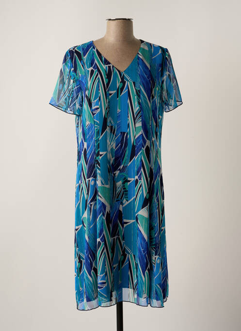 Rochie midi albastru GEVANA femeie