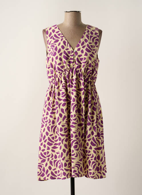 Rochie midi violet C'EST BEAU LA VIE femeie