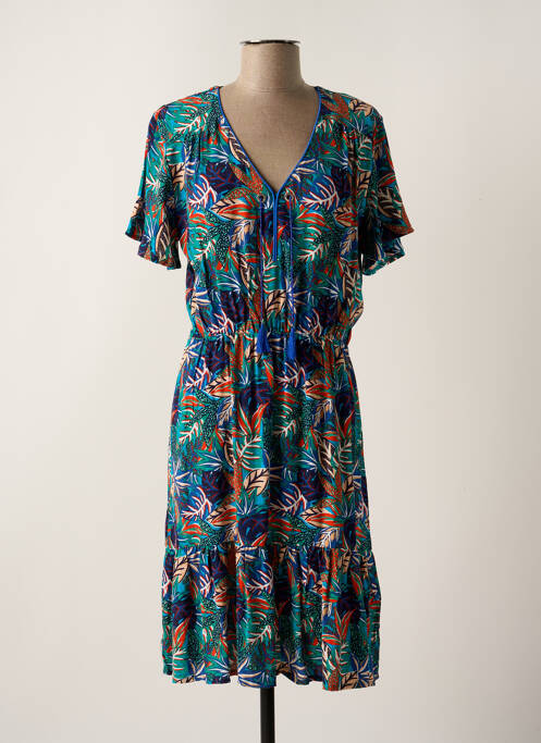 Rochie midi albastru CHRISTINE LAURE femeie