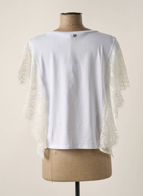 Tricou alb PLEASE femeie