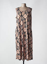 Rochie midi fără mâneci fără mâneci maro CISO femme