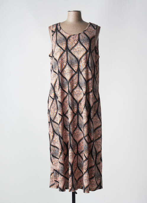 Rochie midi maro CISO femeie