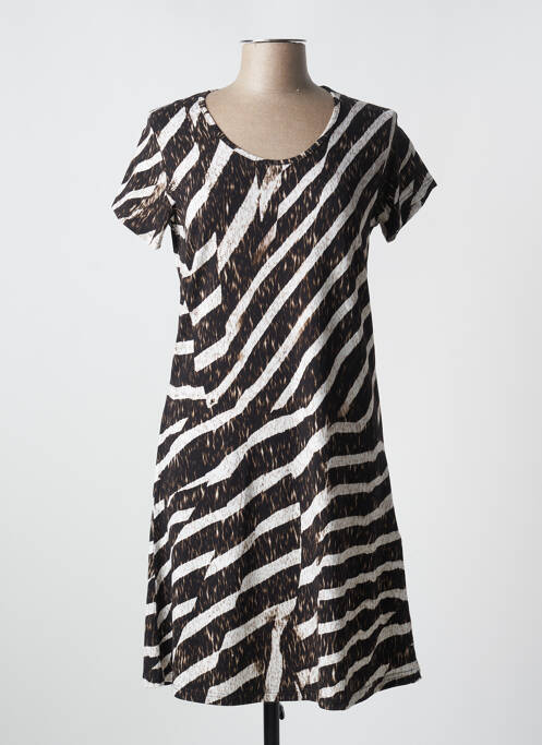 Rochie midi maro HAJO femeie