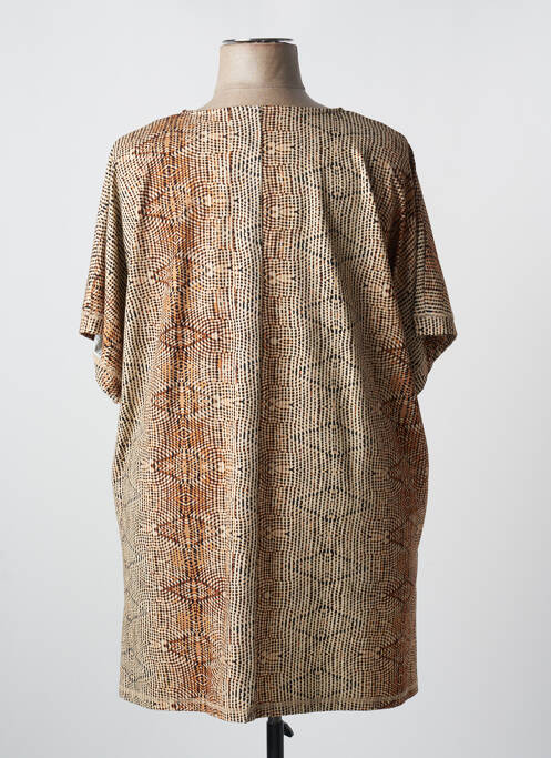 Tunică mâneci scurte bej CISO femeie