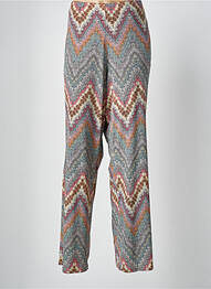 Pantalon 7/8 talie înaltă talie înaltă gri GEVANA femme