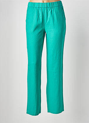 Pantalon drept verde ÉTYMOLOGIE femeie