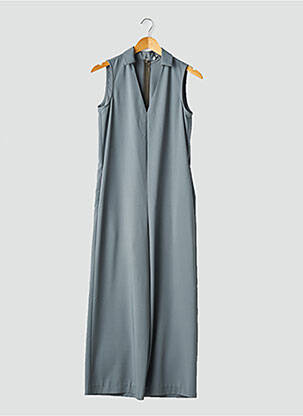 Salopetă-pantalon închidere cu fermoar la spate fără mâneci verde PLEASE femeie