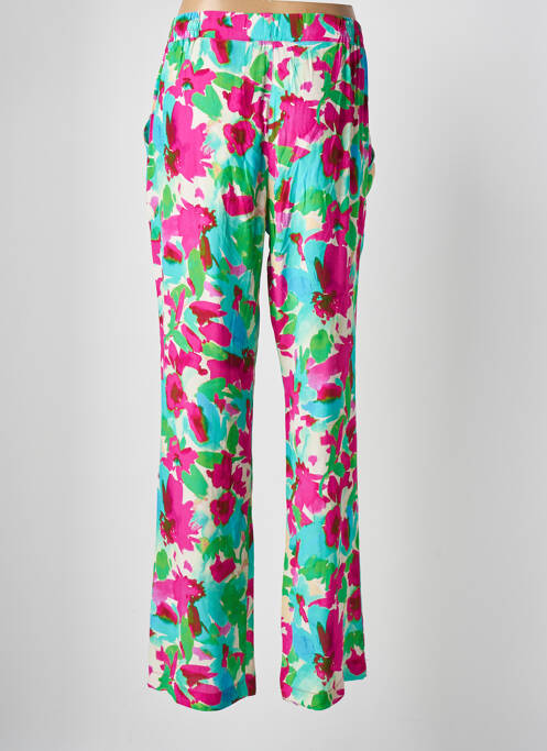 Pantalon drept roz SIGNE NATURE femeie