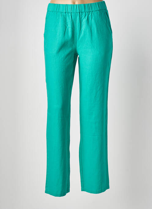 Pantalon drept verde ÉTYMOLOGIE femeie