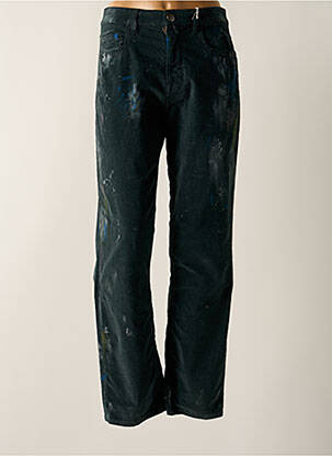 Pantalon drept elasticitate talie înaltă verde HIGH femme