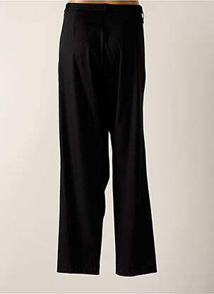 Pantalon drept elasticitate talie înaltă negru HIGH femeie