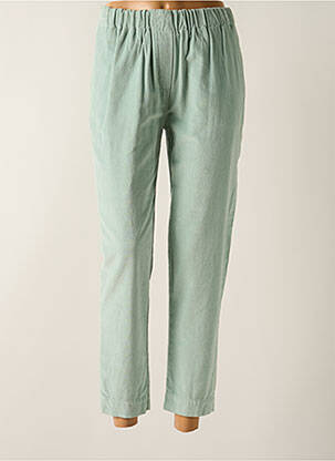 Pantalon 7/8 talie înaltă talie înaltă verde ROSSO 35 femeie