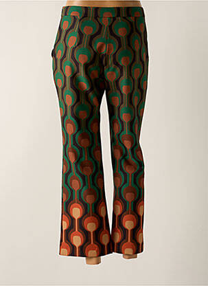 Pantalon 7/8 elasticitate mărime normală verde MALIPARMI femeie