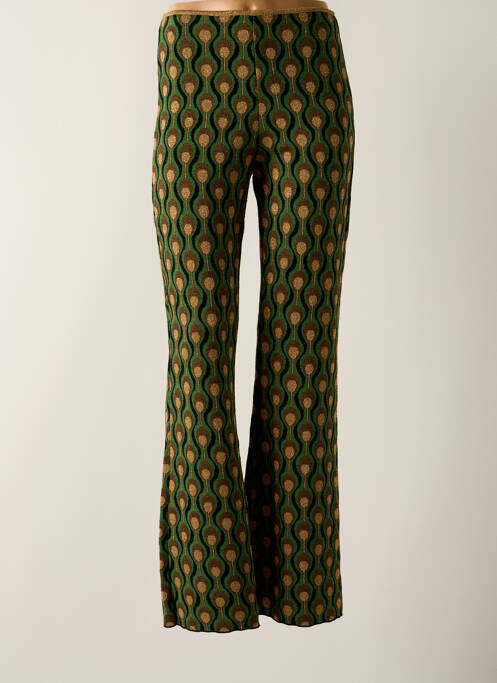 Pantalon evazat verde MALIPARMI femeie
