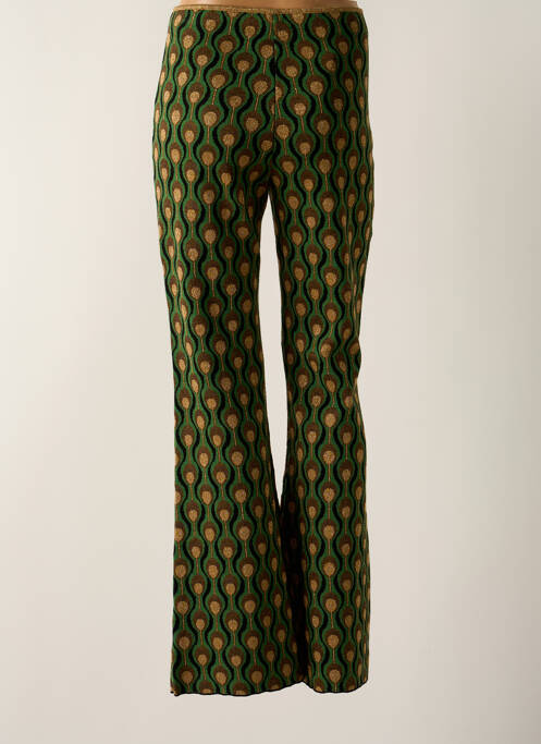 Pantalon evazat verde MALIPARMI femeie