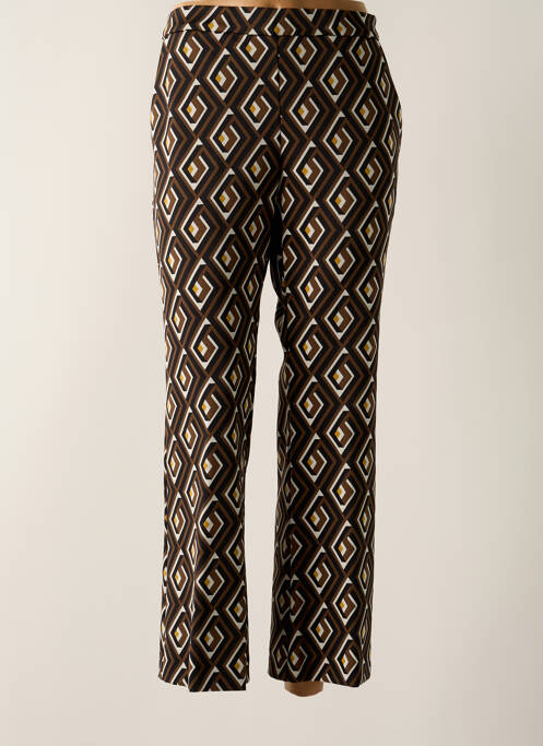 Pantalon 7/8 maro MALIPARMI femeie