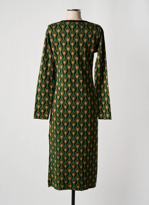 Rochie midi verde MALIPARMI femeie