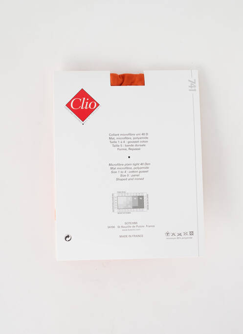 Colanți portocaliu CLIO femeie