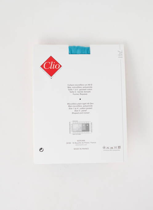 Colanți albastru CLIO femeie