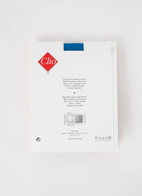 Colanți albastru CLIO femeie