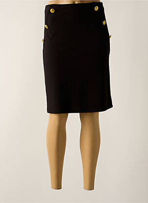 Fustă midi negru HIPPOCAMPE femeie