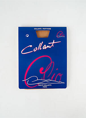 Colanți elastic în talie culoare piersică CLIO femeie