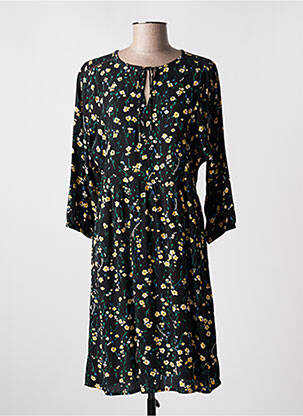 Rochie midi imprimeu floral mâneci 3/4 negru STREET ONE femeie