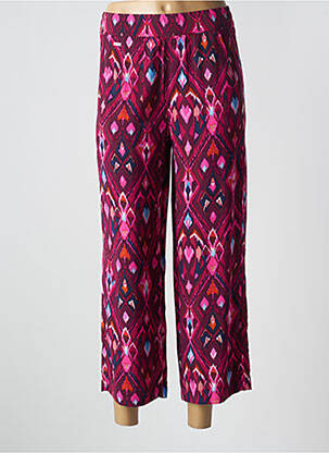 Pantalon 7/8 talie înaltă talie înaltă violet STREET ONE femeie