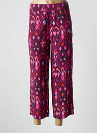 Pantalon 7/8 talie înaltă talie înaltă violet STREET ONE femeie