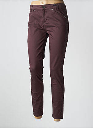 Pantalon 7/8 elasticitate talie joasă roșu STREET ONE femeie