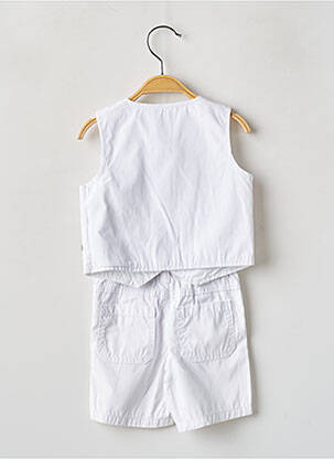 Set pantaloni alb P'TITES CANAILLES băiat