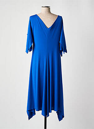 Rochie midi mâneci 3/4 mâneci 3/4 albastru AN II VITO femeie