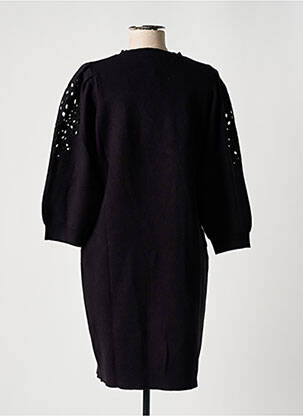 Rochie pulover strânsă pe partea de jos mâneci 3/4 negru ESQUALO femeie