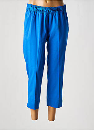 Pantalon trei sferturi albastru MAT. femeie