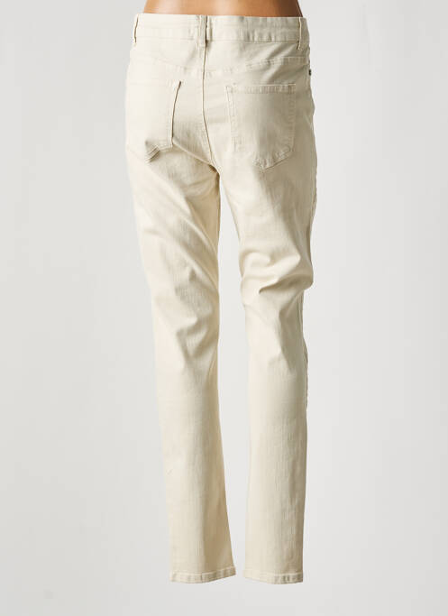 Blugi cu croială slim bej YEST femeie