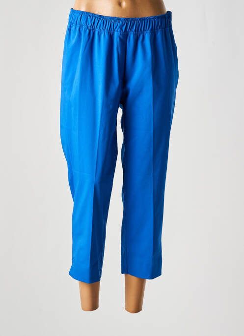 Pantalon trei sferturi albastru MAT. femeie