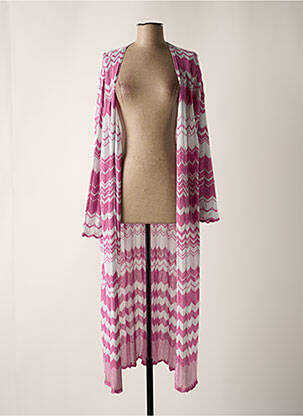 Vestă cu mâneci lungi violet MAT. femeie