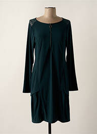 Rochie scurtă mâneci lungi mâneci lungi verde MALOKA femeie
