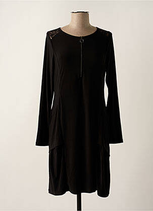 Rochie scurtă mâneci lungi mâneci lungi negru MALOKA femeie