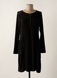 Rochie scurtă mâneci lungi mâneci lungi negru MALOKA femeie