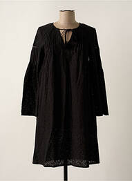 Rochie scurtă croială evazată mâneci lungi negru RHUM RAISIN femme