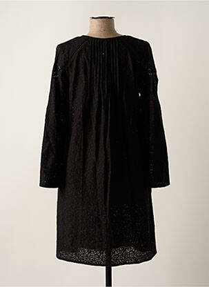 Rochie scurtă croială evazată mâneci lungi negru RHUM RAISIN femeie