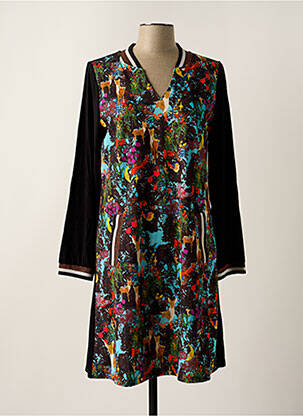 Rochie midi negru MALOKA femeie