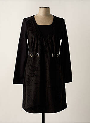 Rochie scurtă mâneci lungi mâneci lungi negru MALOKA femeie