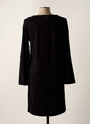 Rochie midi mâneci lungi mâneci lungi negru MALOKA femeie