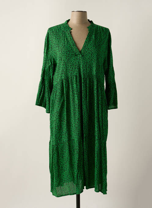 Rochie midi verde KAFFE femeie